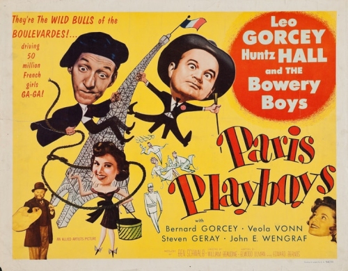 Bowery Boys - Paris Playboys Movie Poster